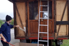 Entfernung-Aussenfassade