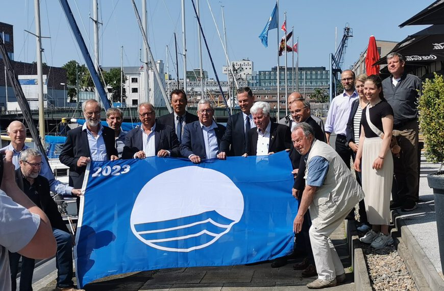 Einladung zur Verleihung der Blauen Flagge