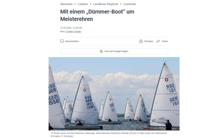 Mit einem „Dümmer-Boot“ um Meisterehren
