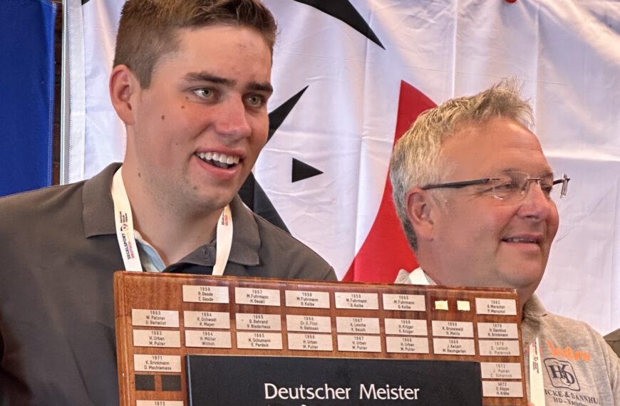 Jens und Jannik Dannhus sind Deutscher Meister im P-Boot